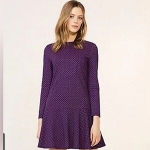 Tory Burch Jenny Dress in Navy Sea Ochos Rios small